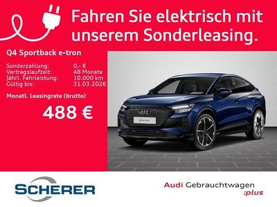 Gebraucht Audi Q4 Sportback e-tron Ambiente 210 kW (286 PS) 2025 Navarrablau metallic (metallic) SUV