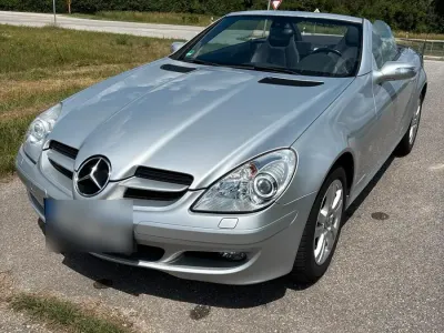 Gebraucht Mercedes SLK200 165 PS (121 kW) 2004 Silber Cabrio