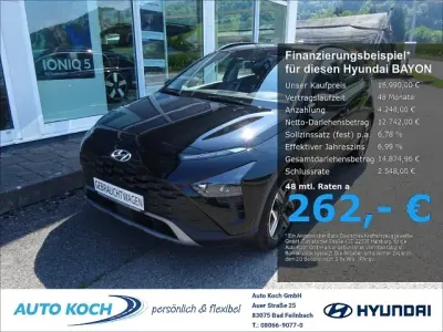 Gebraucht Hyundai Bayon Intro Edition 101 PS (74 kW) 2022 Schwarz SUV