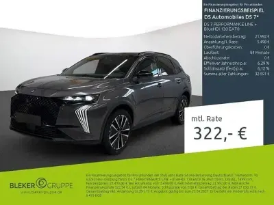 Brugt DS Automobiles DS7 Crossback Performance Line Plus 131 HK (96 kW) 2024 Grå SUV
