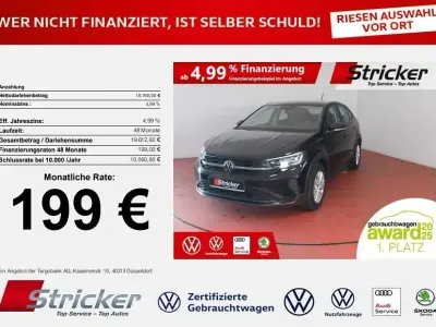Gebraucht VW Taigo Basis 95 PS (69 kW) 2023 Schwarz SUV