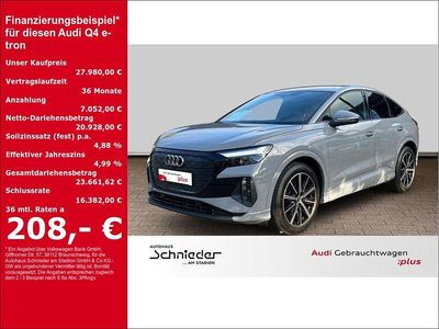 Kieselgrau Gebraucht 2022 Audi Q4 Sportback e-tron Advanced SUV | 27.980 € (Etwas zu teuer)