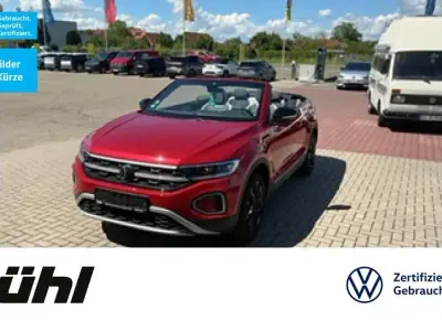Gebraucht VW T-Roc Cabriolet Style 150 PS (110 kW) 2023 Kings red metallic Cabrio