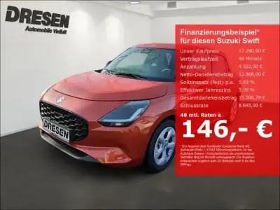 Neu Suzuki Swift Comfort 83 PS (61 kW) 2026 Orange Kleinwagen