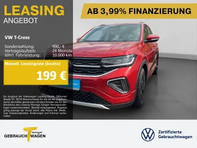 Używany VW T-Cross R-line 150 KM (110 kW) 2025 Czerwony SUV