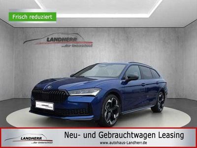 Neu Skoda Superb SportLine 193 PS (141 kW) 2025 Cobalt blau metallic Kombi