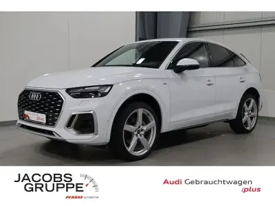 Gebraucht Audi Q5 Sportback Basis 265 PS (194 kW) 2023 Gletscherweiß metallic SUV