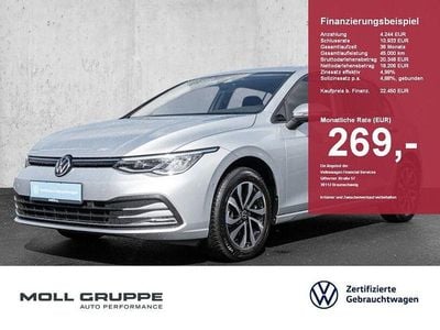 Gebraucht VW Golf VIII Active 131 PS (96 kW) 2022 Reflexsilber metallic Limousine
