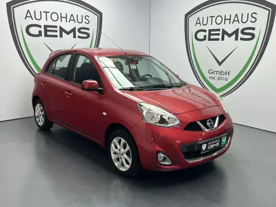 Gebraucht Nissan Micra Acenta 80 PS (58 kW) 2017 Rot Kleinwagen