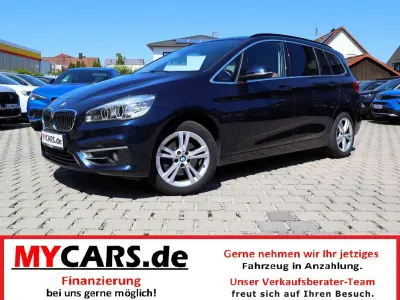 Gebraucht BMW 218 Gran Tourer Luxury Line 136 PS (100 kW) 2016 Blau Van / Kleinbus