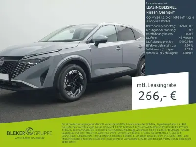 Neu Nissan Qashqai N-Connecta 140 PS (102 kW) 2025 Pearl black schwarz SUV