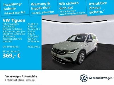 Usata VW Tiguan Elegance 150 CV (110 kW) 2022 Bianco SUV
