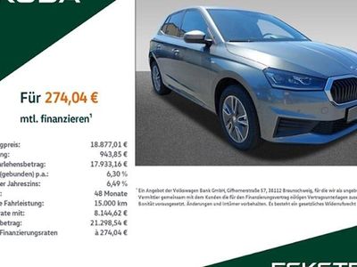 Graphite grau metallic met. graphite grau metallic met. Gebraucht 2023 Skoda Fabia Tour Kleinwagen | 18.877 € (Etwas zu teuer)