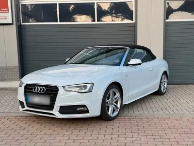 Gebraucht Audi A5 Cabriolet S-Line 170 PS (125 kW) 2012 Weiß Cabrio