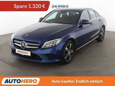 Gebraucht Mercedes C200 Avantgarde 160 PS (117 kW) 2020 Blau Limousine