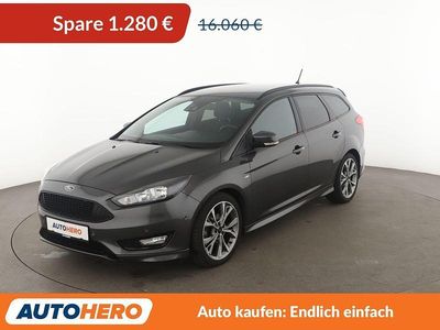 Grau Gebraucht 2018 Ford Focus ST-Line Kombi | 14.780 € (Fairer Preis)
