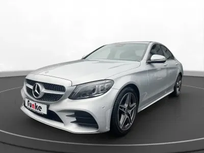 Second-hand Mercedes C200 AMG line 184 CP (135 kW) 2019 Argintiu Berlinǎ
