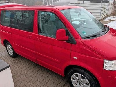 Usata VW T5 102 CV (75 kW) 2007 Rosso Furgone