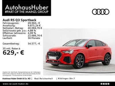 Gebraucht Audi RS Q3 Sportback Ambiente 400 PS (294 kW) 2022 Rot SUV