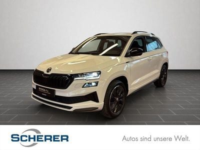 Gebraucht Skoda Karoq SportLine 190 PS (139 kW) 2022 Moonweiß perleffekt (metallic) SUV