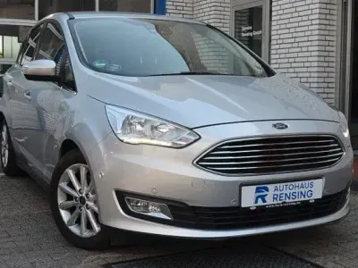 Gebraucht Ford C-MAX Titanium 125 PS (91 kW) 2018 Polarsilber Van / Kleinbus