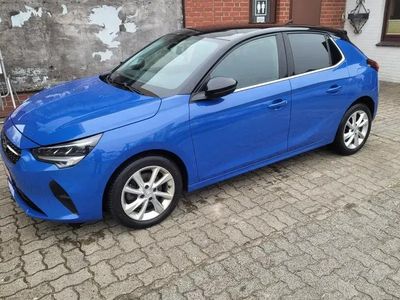 Gebraucht Opel Corsa Elegance 101 PS (74 kW) 2021 Perl blau/voltaic blue Kleinwagen