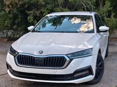Brugt Skoda Octavia Clever 150 HK (110 kW) 2022 Hvid Stationcar