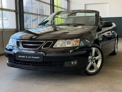 Usata Saab 9-3 Cabriolet Linear 150 CV (110 kW) 2005 Nero Cabrio