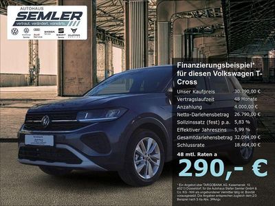 Neu VW T-Cross Goal 116 PS (85 kW) 2025 Grau SUV