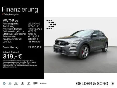 Occasion VW T-Roc R-line 190 ch (139 kW) 2019 Gris SUV