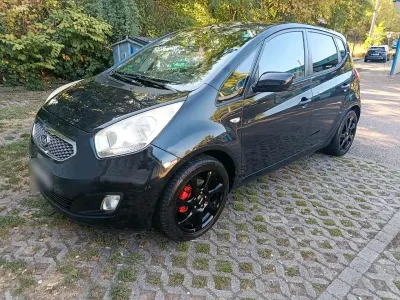 Gebraucht Kia Venga 2010 Schwarz Kleinwagen