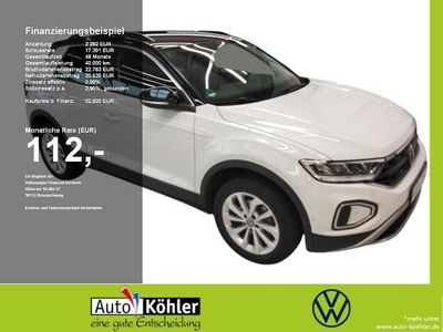 Pure white Gebraucht 2024 VW T-Roc Life SUV | 22.820 € (Guter Preis)