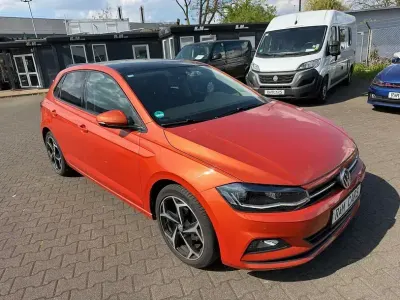 Usata VW Polo Comfortline 95 CV (69 kW) 2018 Arancione Utilitaria