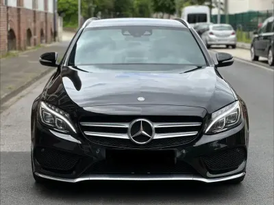 Gebraucht Mercedes C220 AMG line 170 PS (125 kW) 2015 Schwarz Limousine