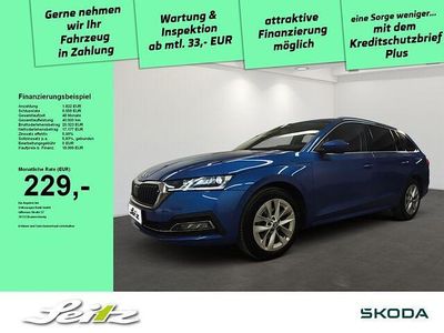 Gebraucht Skoda Octavia First Edition 150 PS (110 kW) 2021 Blau Kombi