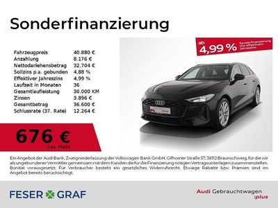 Mythosschwarz metallic Gebraucht 2025 Audi A5 Ambiente Kombi | 40.880 €