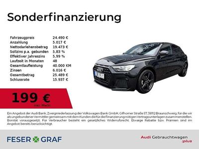 Gebraucht Audi A1 Sportback Ambiente 116 PS (85 kW) 2025 Mythosschwarz metallic Kleinwagen