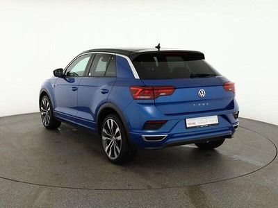 Second-hand VW T-Roc R-line 150 CP (110 kW) 2019 Albastru SUV