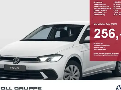 Neu VW Polo Life 80 PS (58 kW) 2025 Weiß Limousine