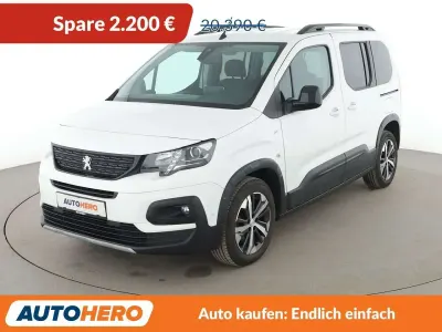 Gebraucht Peugeot Rifter GT 131 PS (96 kW) 2021 Weiß Van / Kleinbus