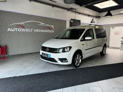 Gebraucht VW Caddy Maxi Trendline 125 PS (91 kW) 2016 Weiß Van / Kleinbus