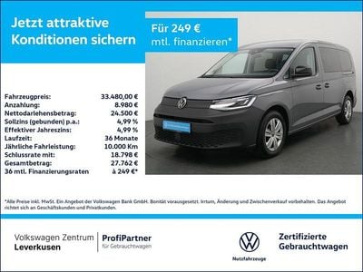 Brugt VW Caddy Maxi Basis 116 HK (85 kW) 2025 Grå MPV