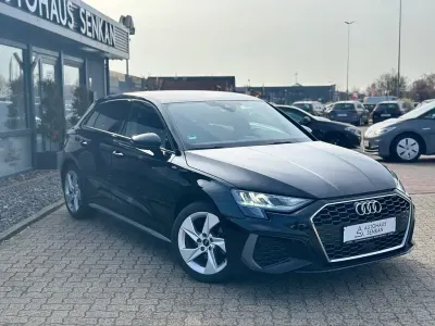Brugt Audi A3 S-Line 110 HK (80 kW) 2024 Sort Sedan