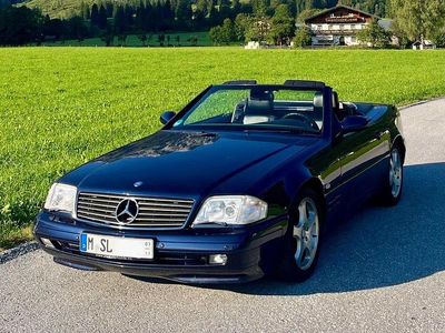 Gebraucht Mercedes SL320 224 PS (164 kW) 2001 Blau Cabrio