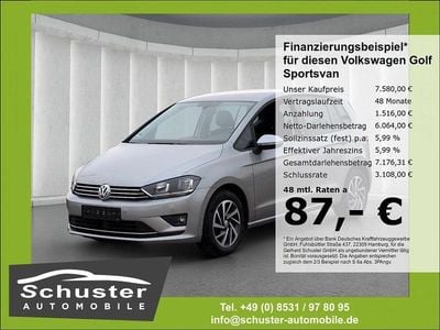 Second-hand VW Golf Sportsvan Sound 116 CP (85 kW) 2017 Argintiu Monovolum