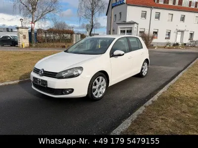 Usata VW Golf VI Highline 105 CV (77 kW) 2010 Bianco Utilitaria