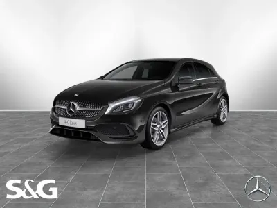 Gebraucht Mercedes A180 AMG 122 PS (89 kW) 2018 Nachtschwarz uni Limousine