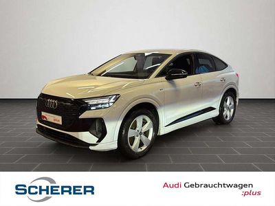 Gebraucht Audi Q4 e-tron S-Line 150 kW (204 PS) 2022 Gletscherweiß metallic SUV