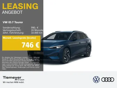 Gebraucht VW ID.7 Pro 210 kW (286 PS) 2025 Blau Kombi