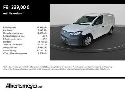 Neu VW Caddy Maxi 90 PS (66 kW) 2026 Weiß Van / Kleinbus